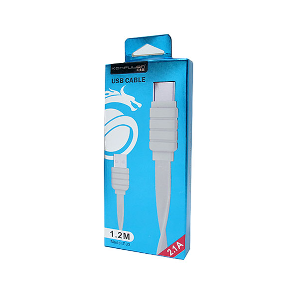 USB kabal Konfulon S33 2.1A 1.2M.